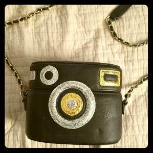 Betsey Johnson Camera Shoulder Purse